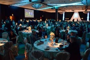 The ballroom is full with Gala attendees