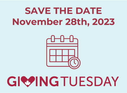 Giving Tuesday - Save The Date - November 28, 2023